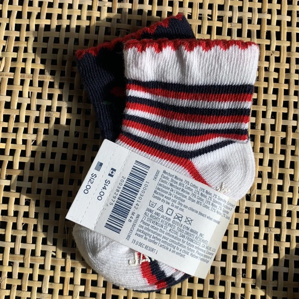 Janie and Jack Baby Girl Bundle 3 Pair of Socks